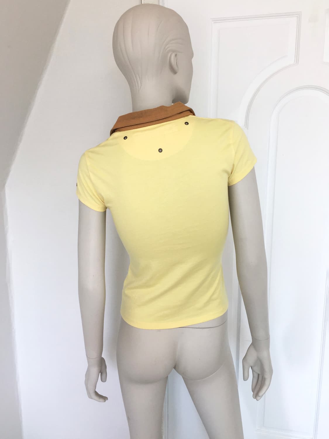 Miss Sixty Yellow Fitted Polo Shirt 상품이미지3