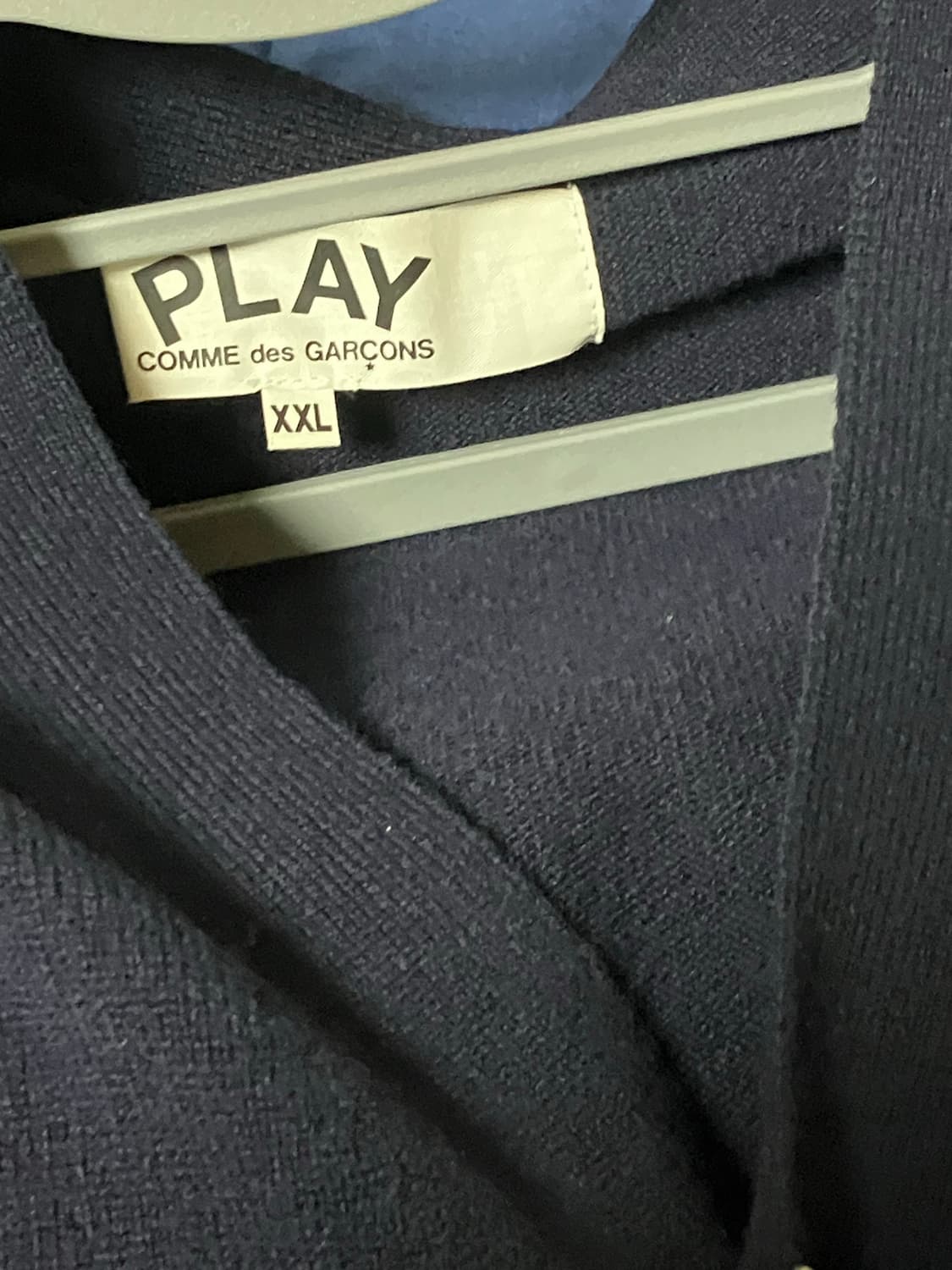 꼼데가르송 네이비 가디건 XXL 사이즈 상품이미지5