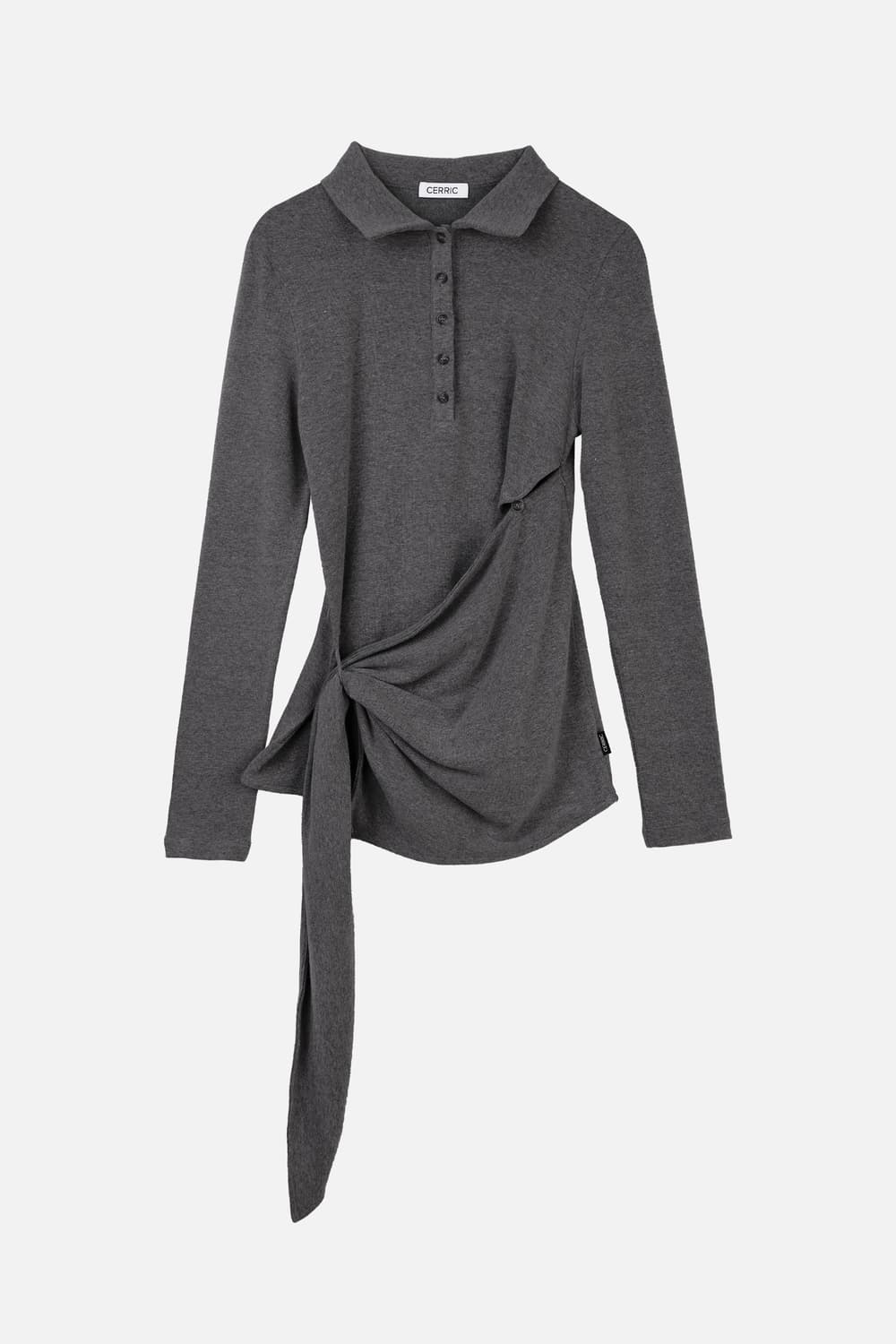 세릭 Twist Button Top Charcoal 상품이미지4