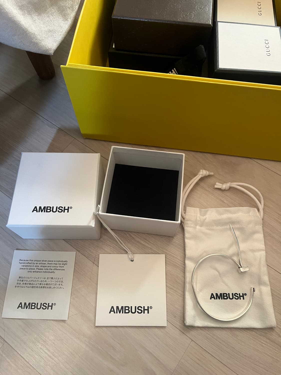 케이블 타이 실버 팔찌  상품이미지2