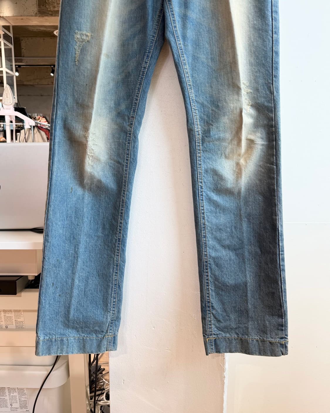 돌체앤가바나 데님 빈티지 워싱 팬츠 상품이미지4