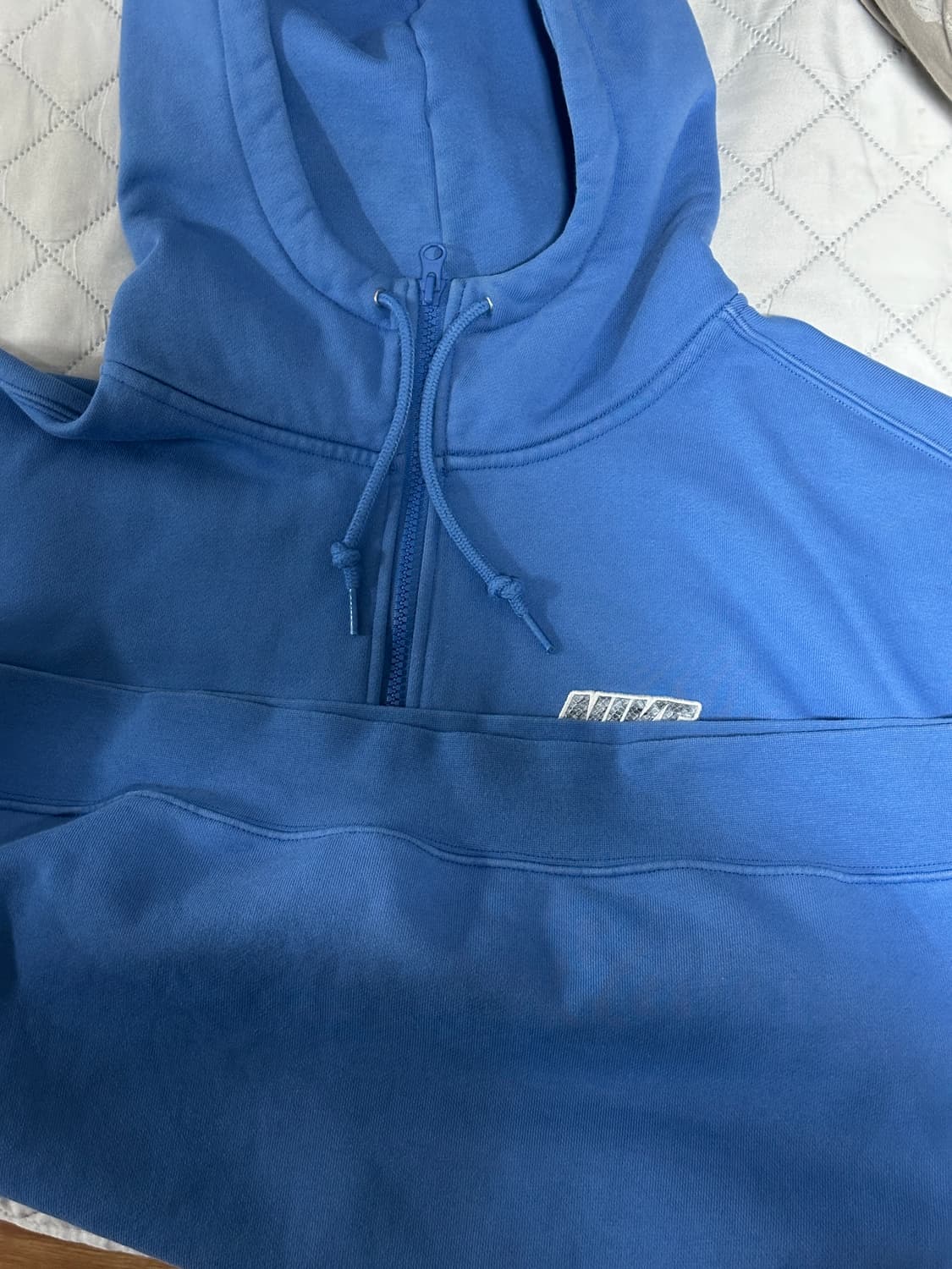 슈프림 x 나이키 블루 집업 21ss XL 상품이미지3