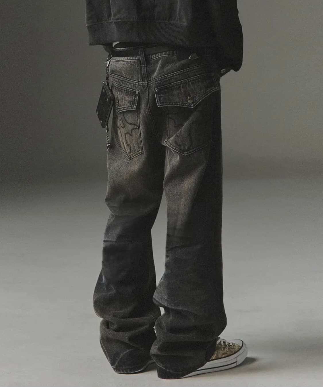 낫포너드 Symbol Stitch Low Rise Flare Fit De 상품이미지1