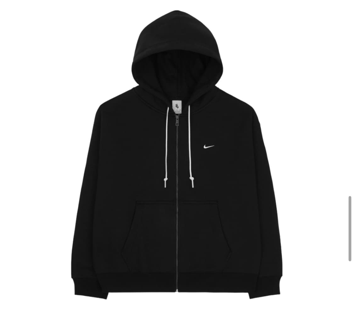 [XXL] 나이키 - NRG 솔로 스우시 풀 집업 후드 블랙 : 아시아 상품이미지1