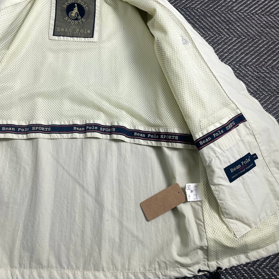 빈폴 스몰로고 미니멀 베이지 자켓o 4656 상품이미지5