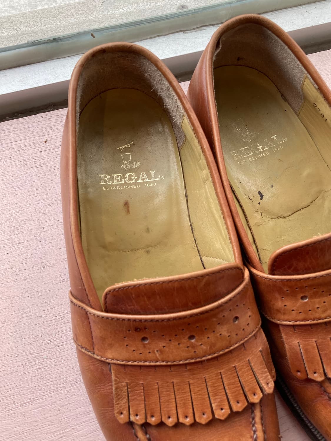 리갈 REGAL 클래식 브라운 프린지 로퍼 상품이미지2