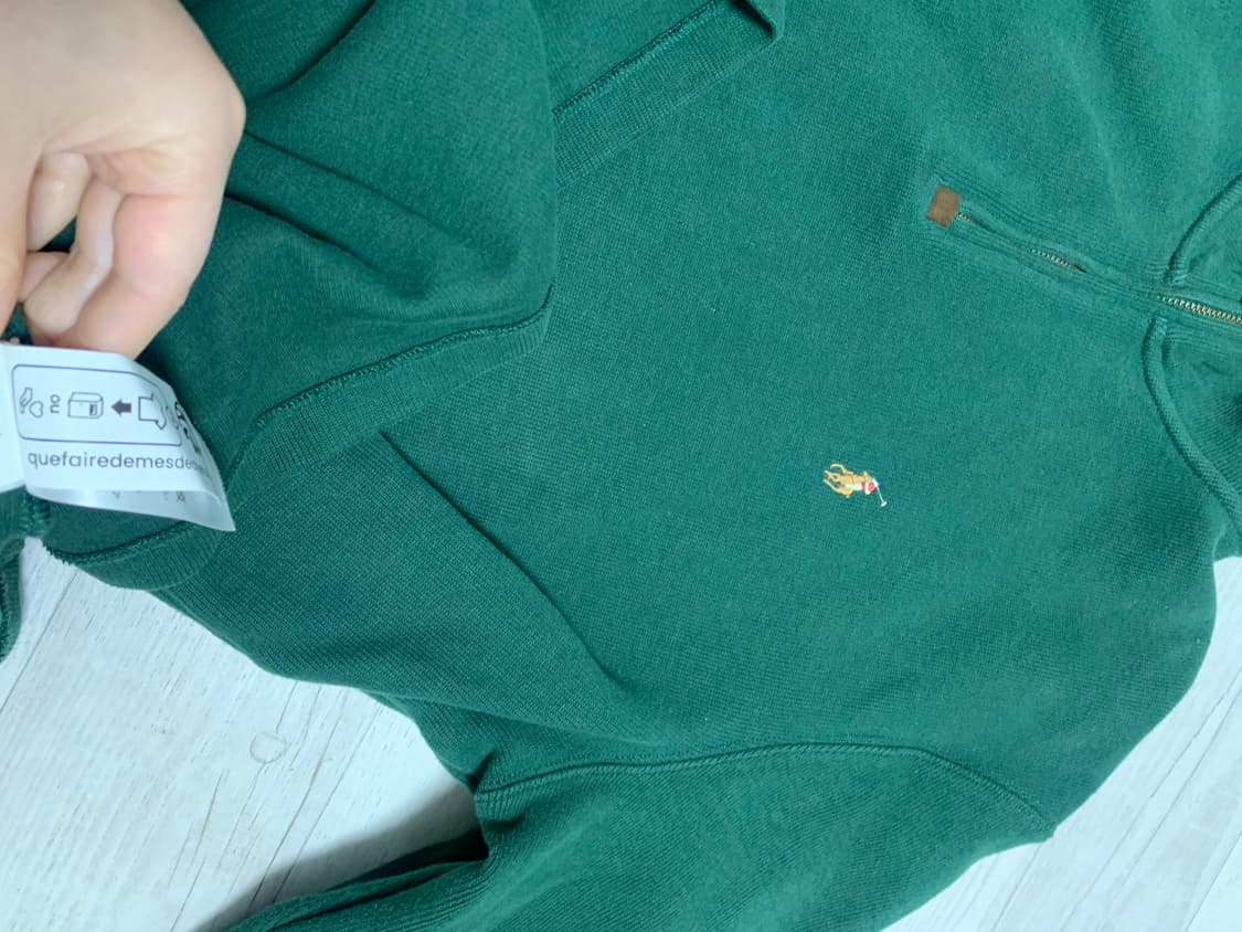 폴로 하프집업 딥그린XL 상품이미지3