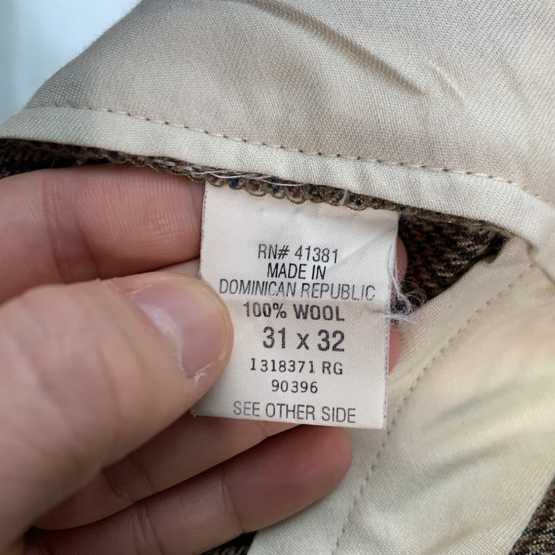 90s 폴로 랄프로렌 하운드투스 체크 울 팬츠 31 상품이미지4