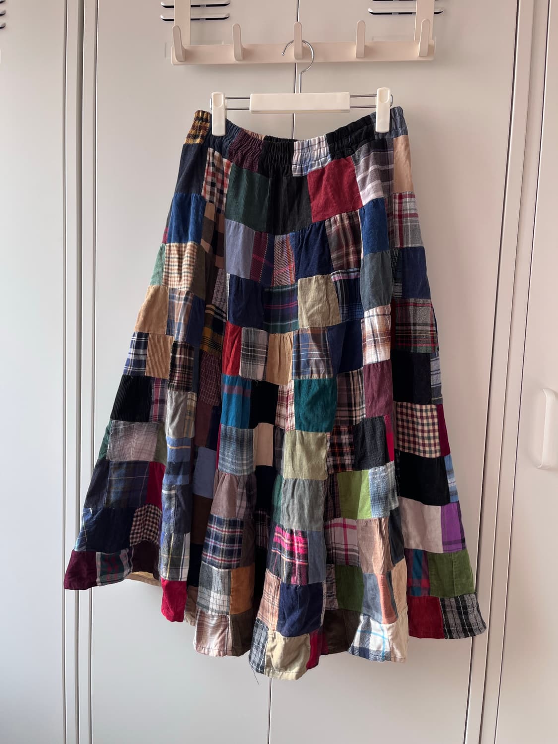 (Rare) vintage 패치워크 롱 스커트 상품이미지4
