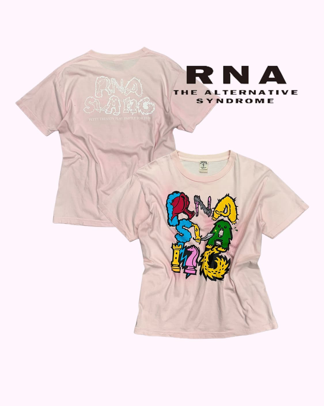 RNA charactor logo printing t-shirt 상품이미지1