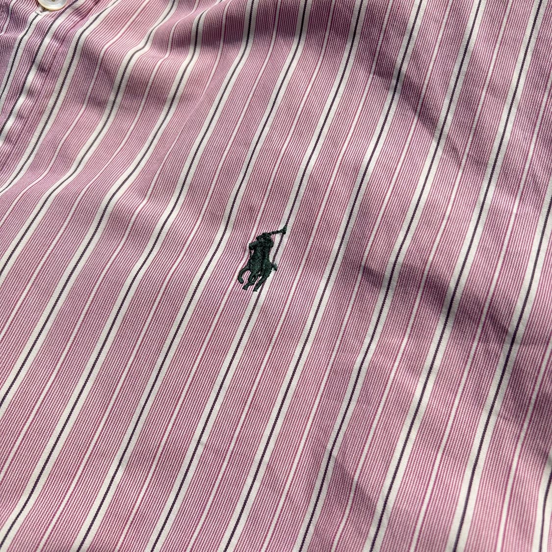 폴로 (POLO RalphLauren)핑크 스트라이프 셔츠 상품이미지5