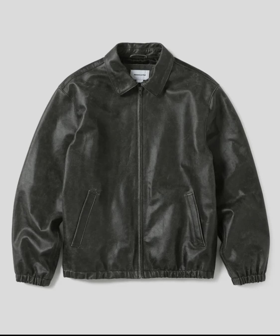 디스이즈네버댓 21fw 리얼 레더 해링턴 자켓 상품이미지1