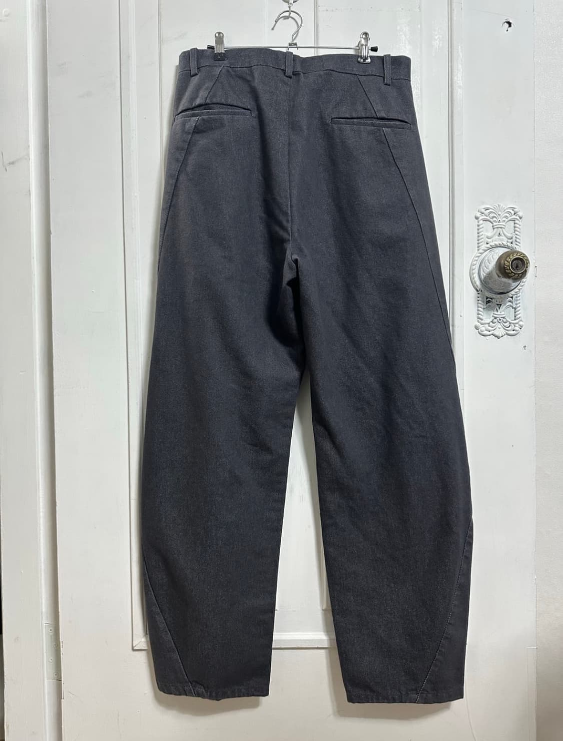 인템포무드 커브드 데님 와이드 팬츠 M 상품이미지2