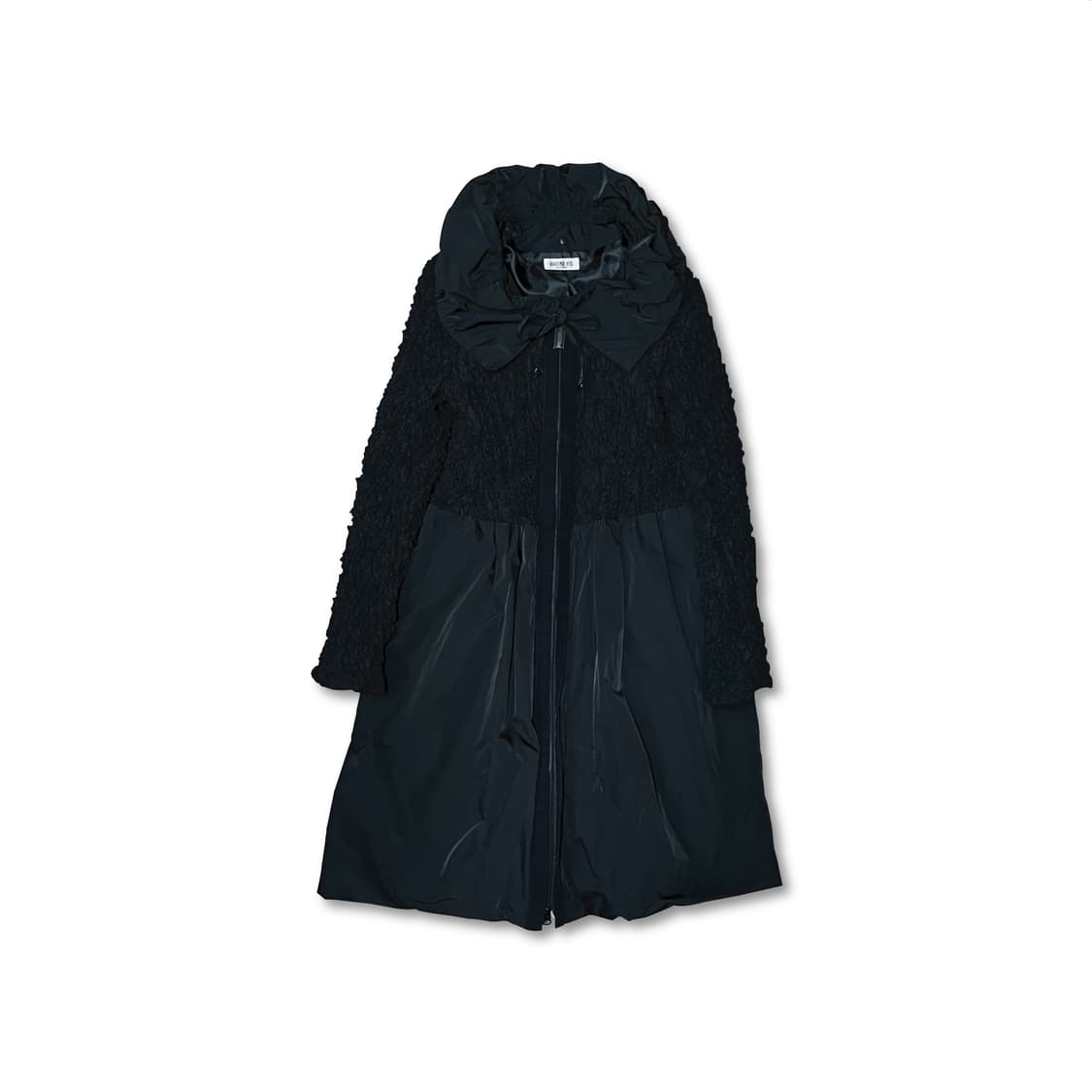 Shirring Taffeta Liner Semi Coat 상품이미지4