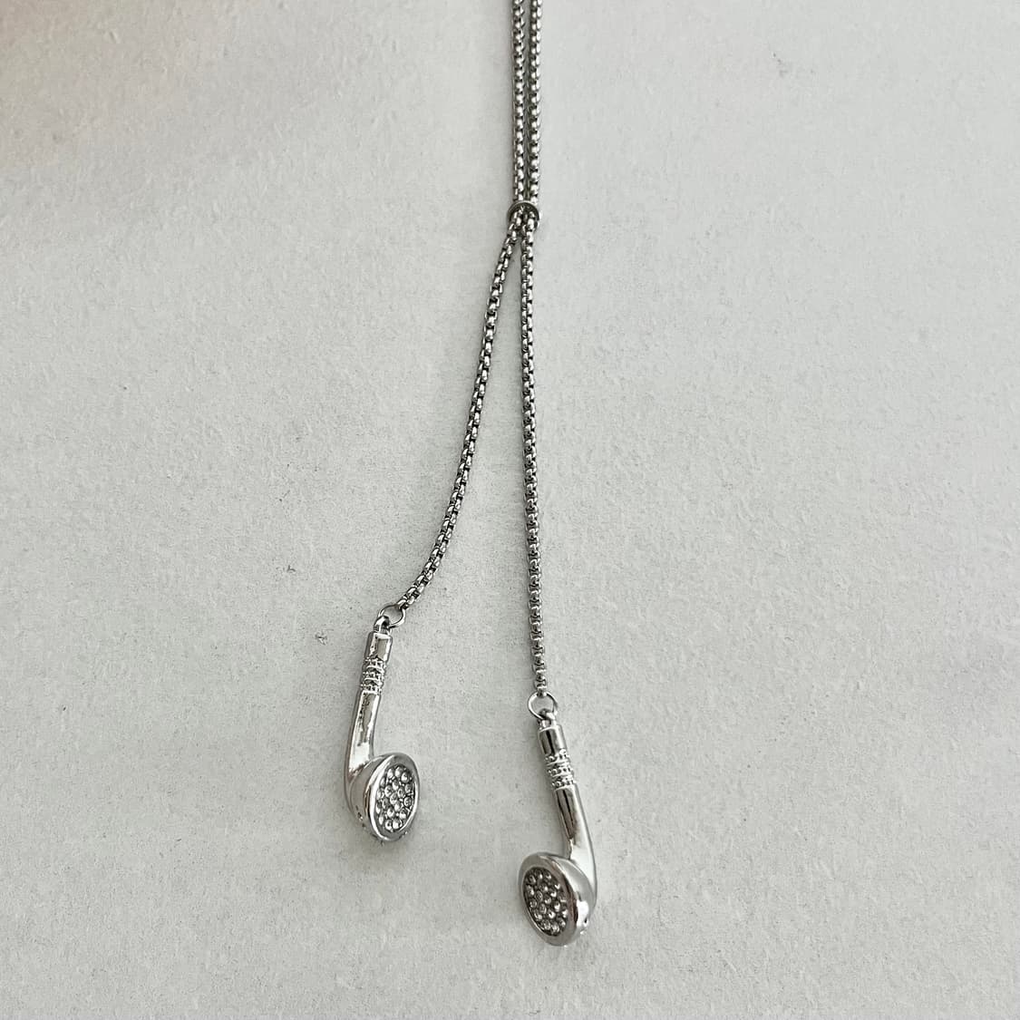 에어팟 큐빅 목걸이 상품이미지3