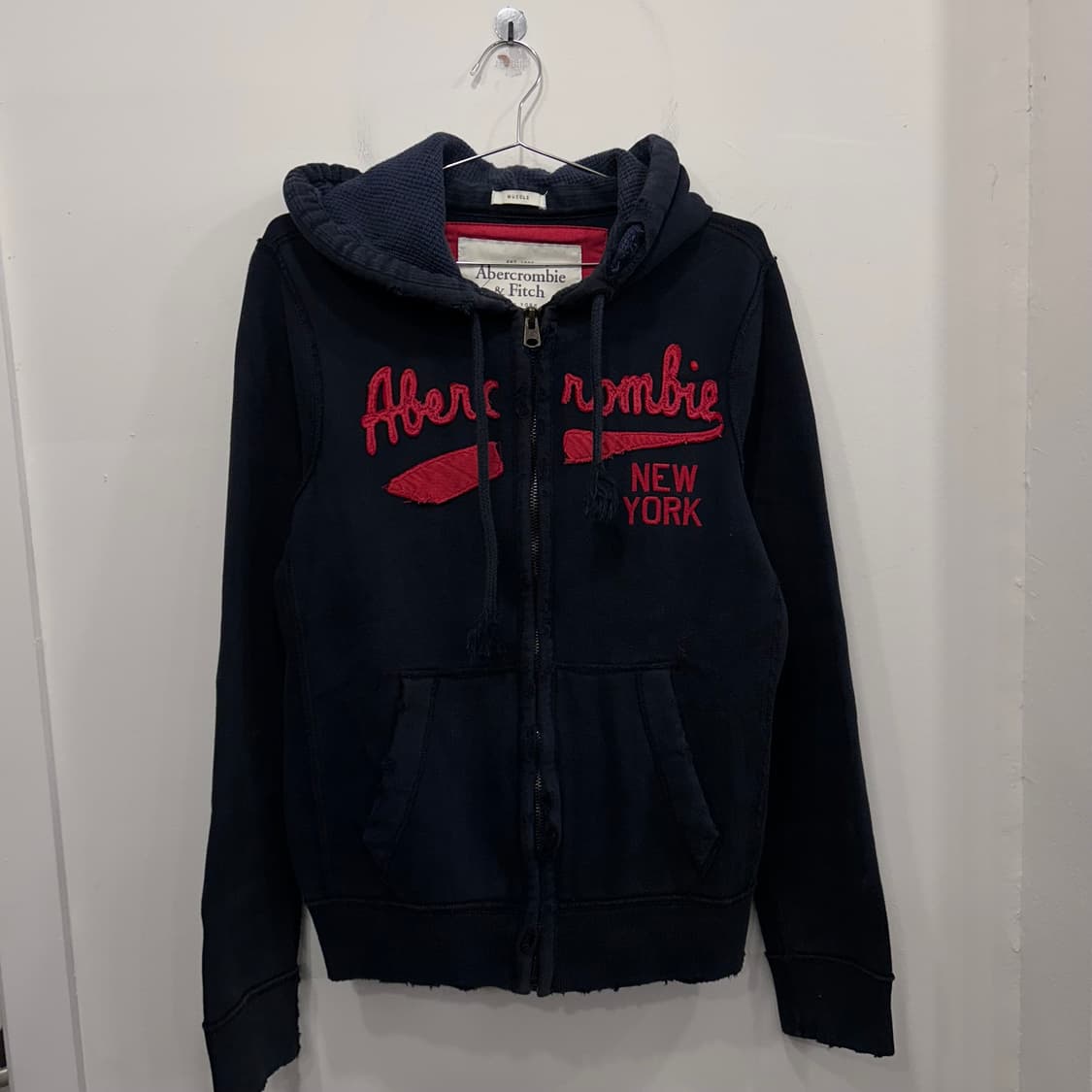 아베크롬비 앤 피치 머슬핏 헤비코튼 후드집업 상품이미지2