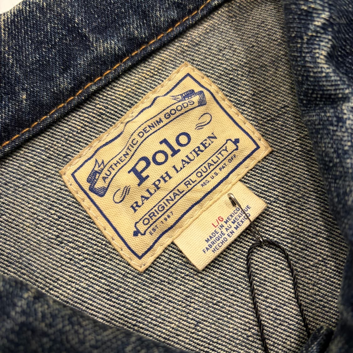 [L] 폴로 랄프로렌 아이콘 데님 트러커 자켓 B572 상품이미지4