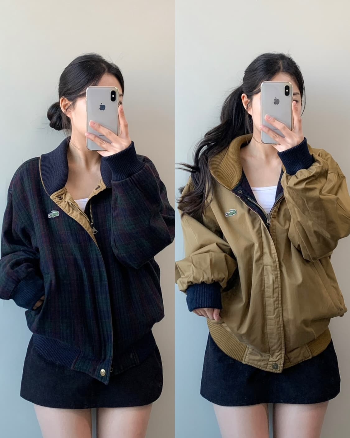 라코스테 양면 블루종 자켓 상품이미지1