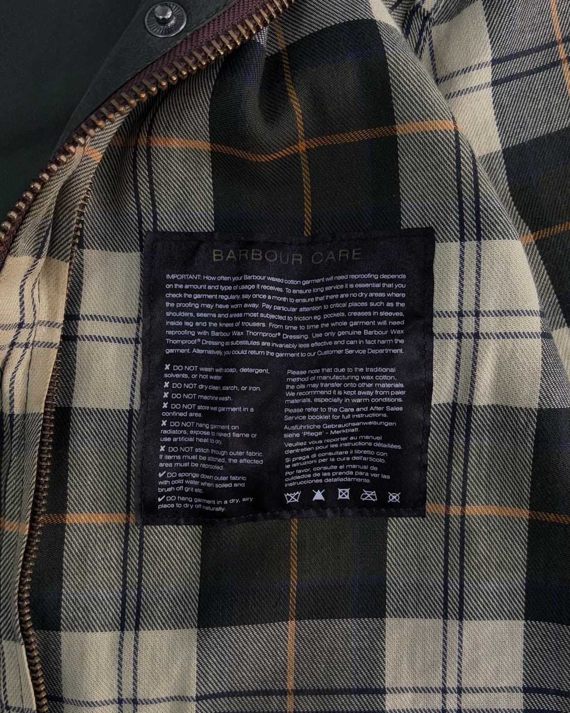 [M]바버 Barbour 뷰포트 빈티지 왁스 자켓 상품이미지9