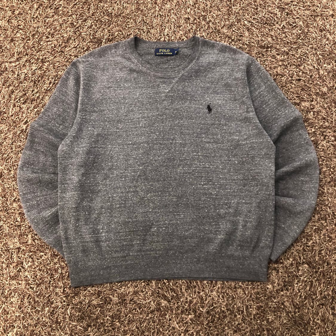 폴로 랄프로렌 그레이 코튼 니트 상품이미지1