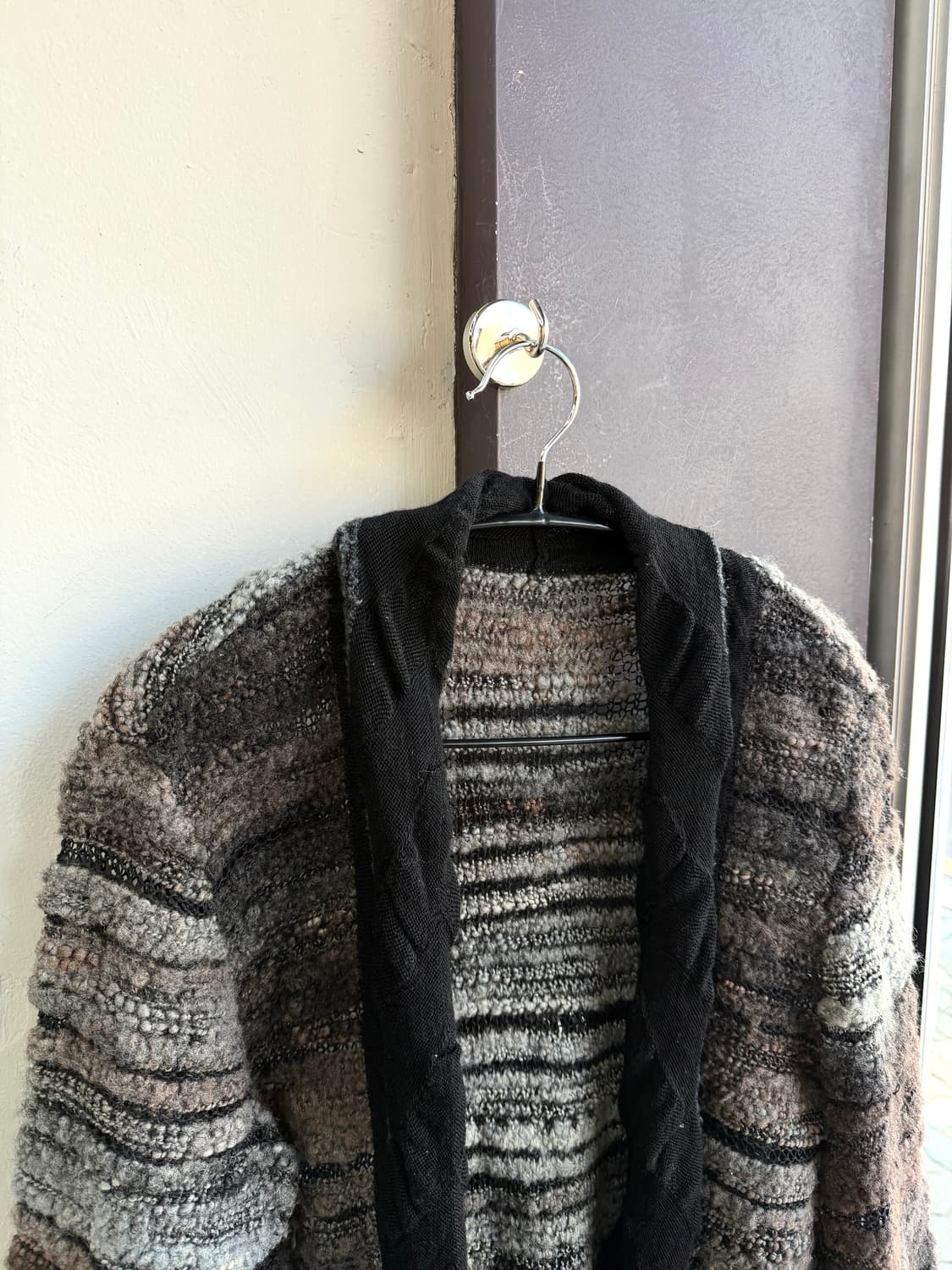 .3/ 이세이미야케 08AW Heart 브러시드 니트 가디건 상품이미지3