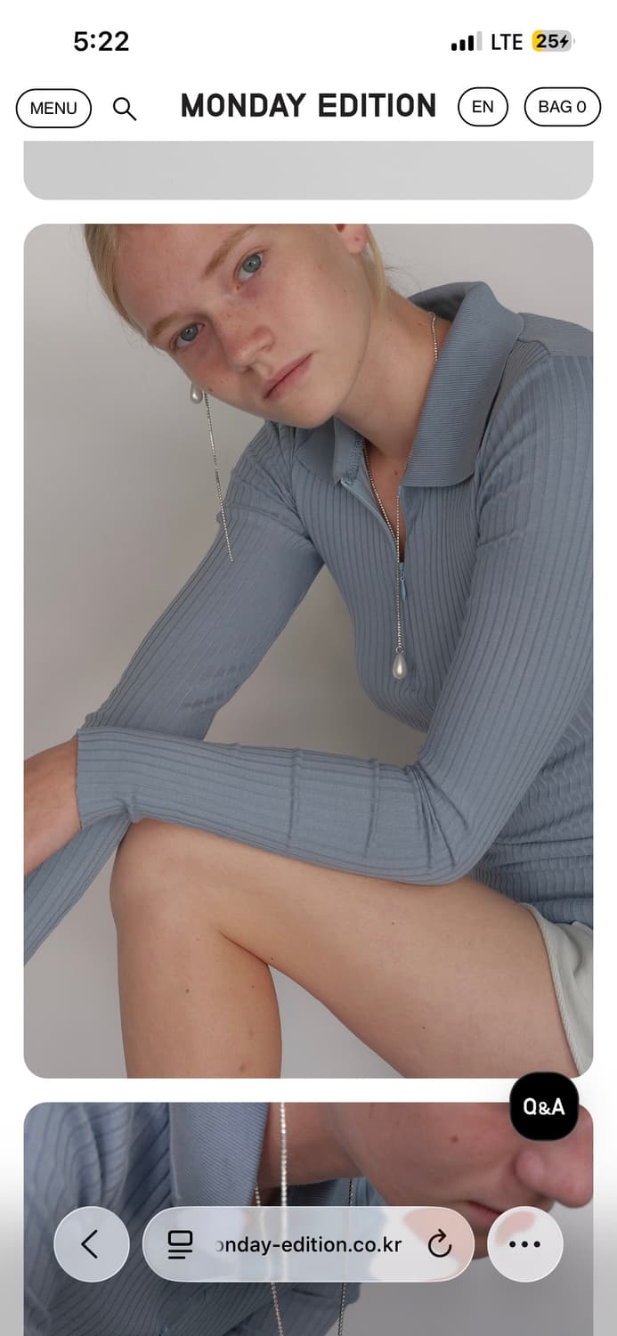먼데이에디션 펄 롱목걸이 상품이미지4