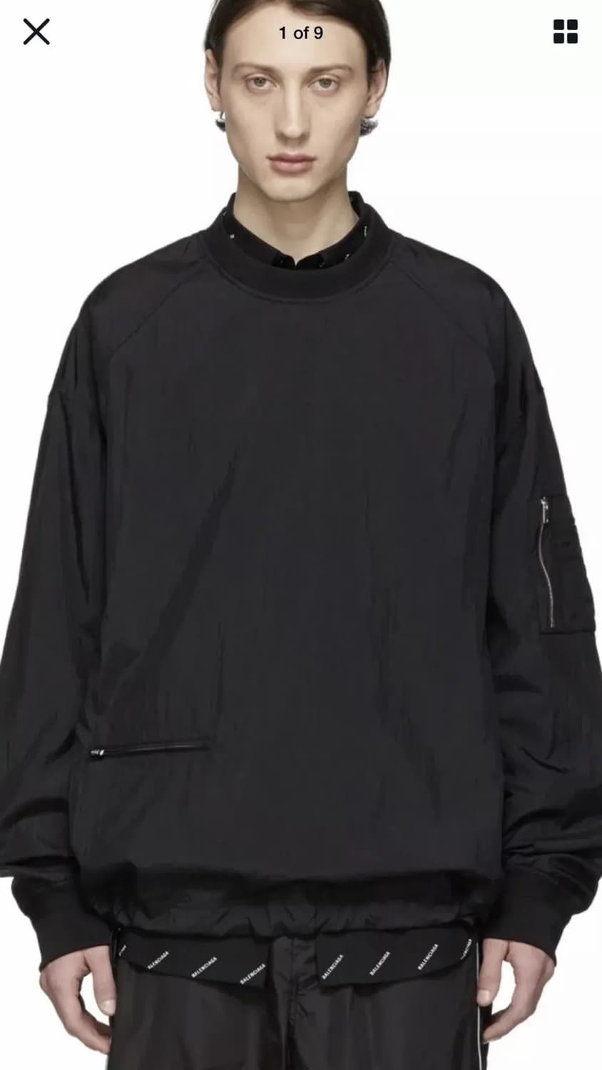 준지 나일론 풀오버 오버핏 S 상품이미지1