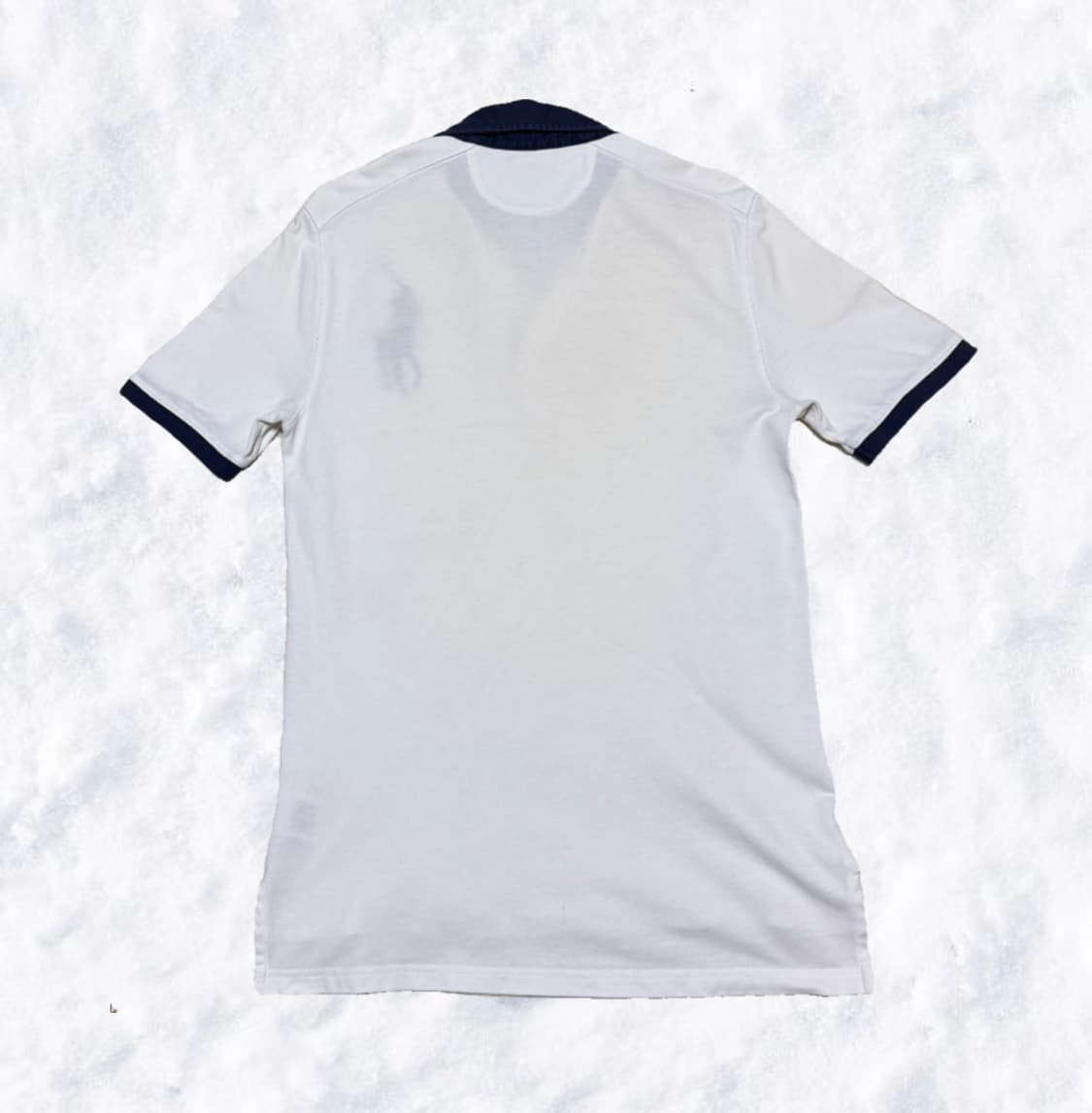 폴로 랄프로렌 빅포니 화이트 네이비 반팔 상품이미지2