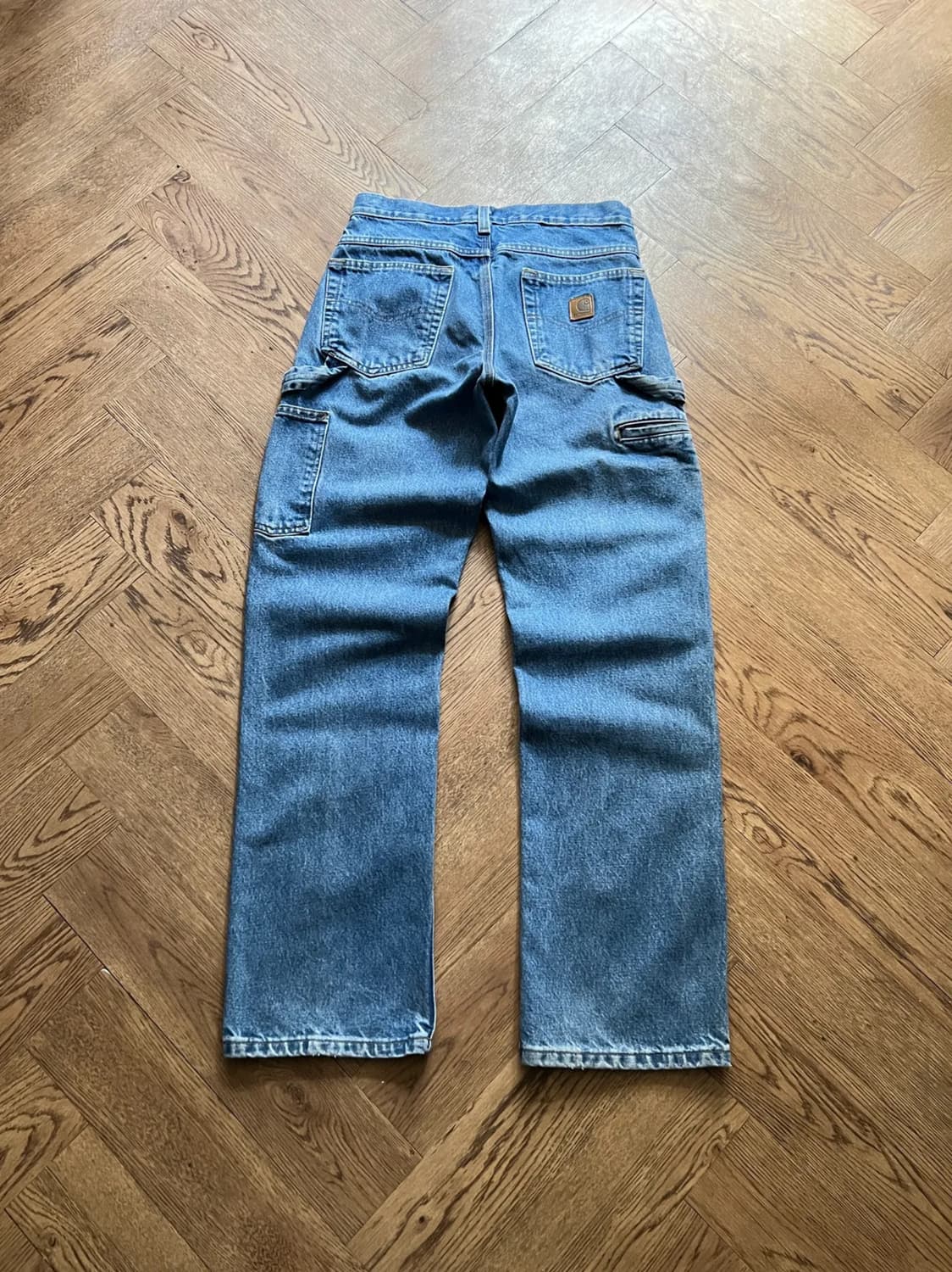 [29]칼하트 USA 빈티지 워싱 싱글니 카펜터 워크 데님 팬츠 상품이미지1