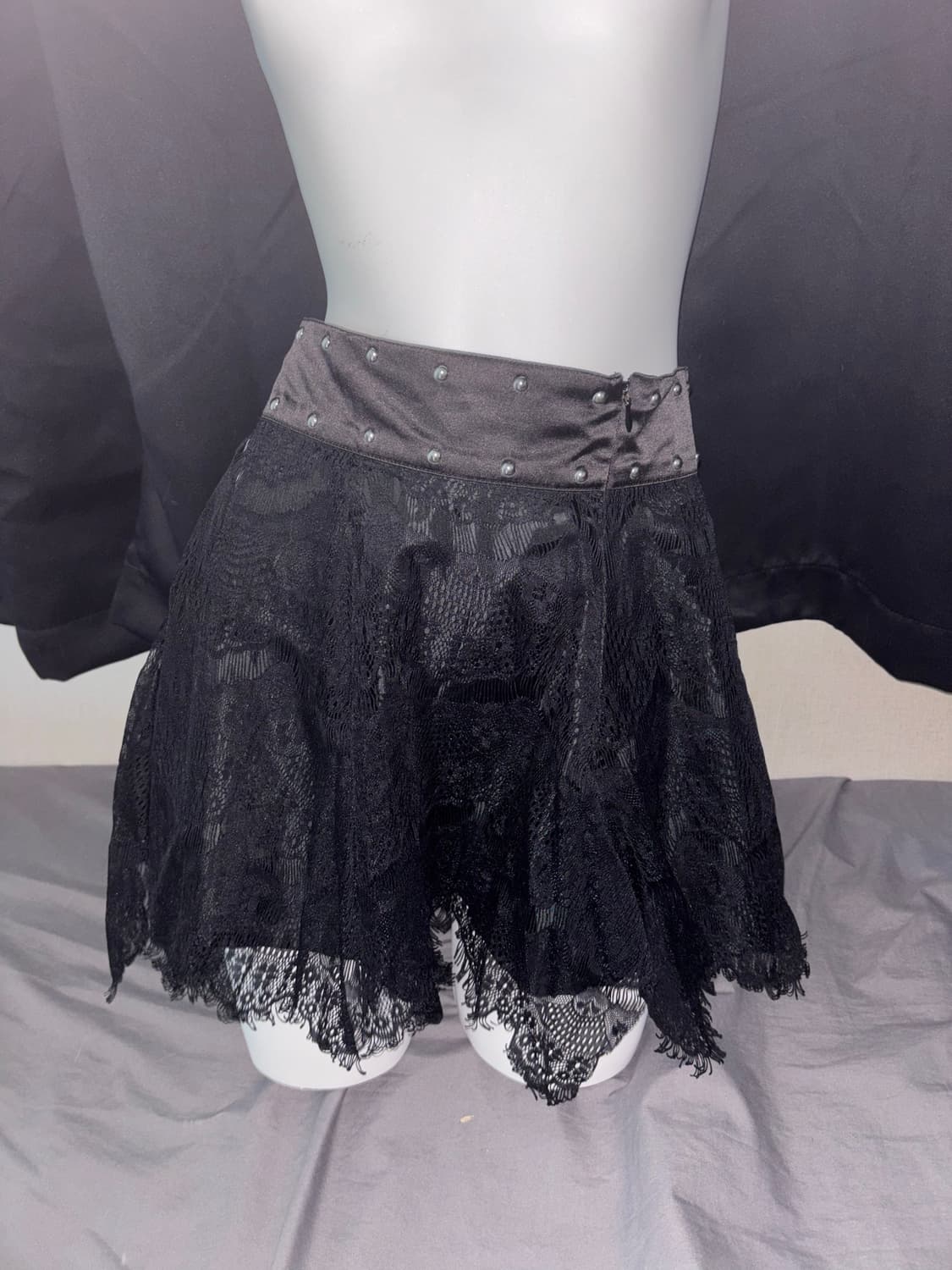 Black lace skirt 상품이미지1
