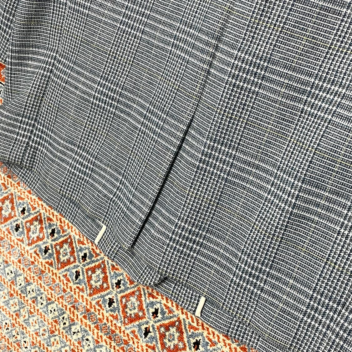 썰스데이아일랜드 파스텔그린 체크 오버핏 블레이저 자켓 여성M 상품이미지7