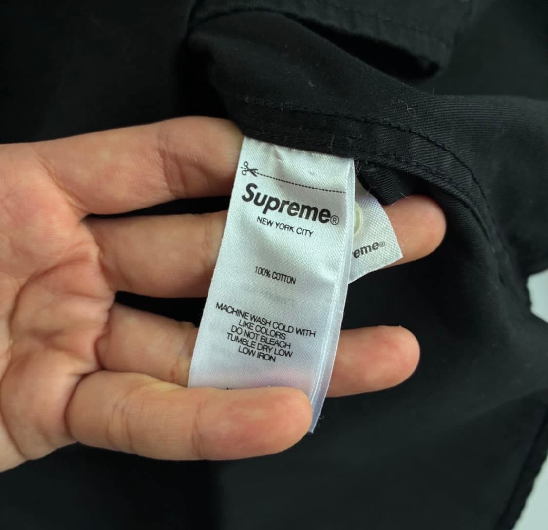Supreme 슈프림 23FW 블랙 스몰 박스 로고 셔츠 상품이미지5