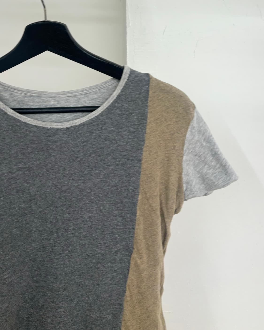 요지 야마모토 리버시블 그레이 반팔 티셔츠 상품이미지4