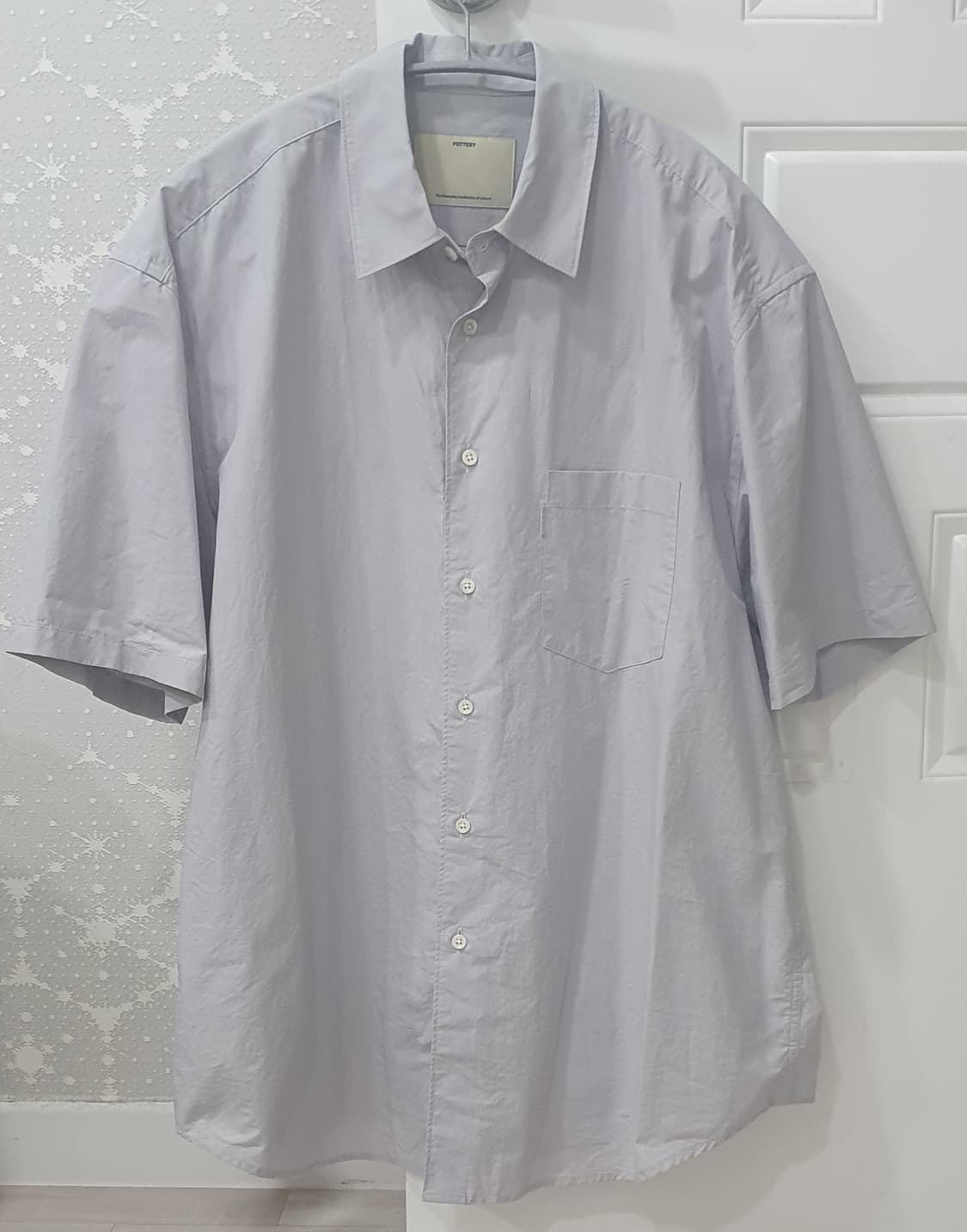 포터리 컴포트 하프 셔츠 실버 1 상품이미지3