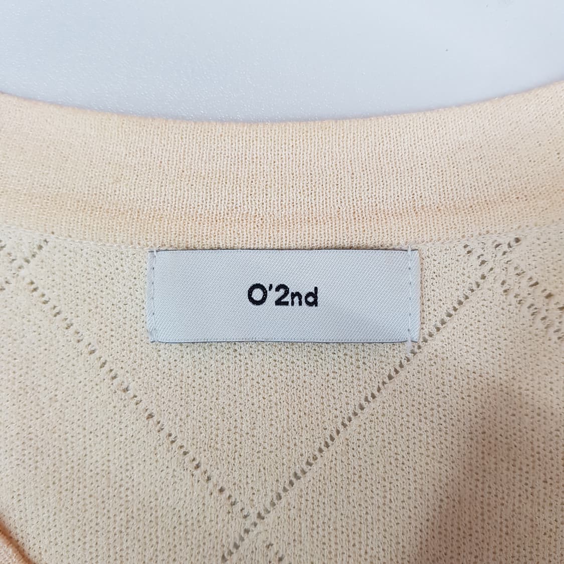 오즈세컨 2022 크롭 반팔 니트 가디건  85사이즈 상품이미지5