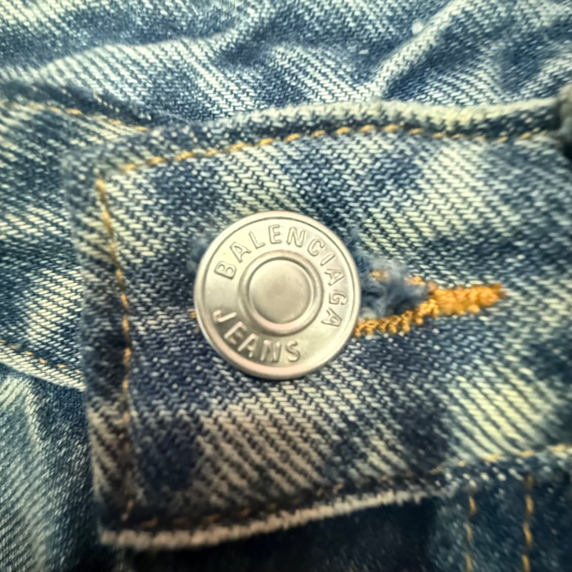 발렌시아가x아디다스 배기 트라우저 데님팬츠 연청 상품이미지6