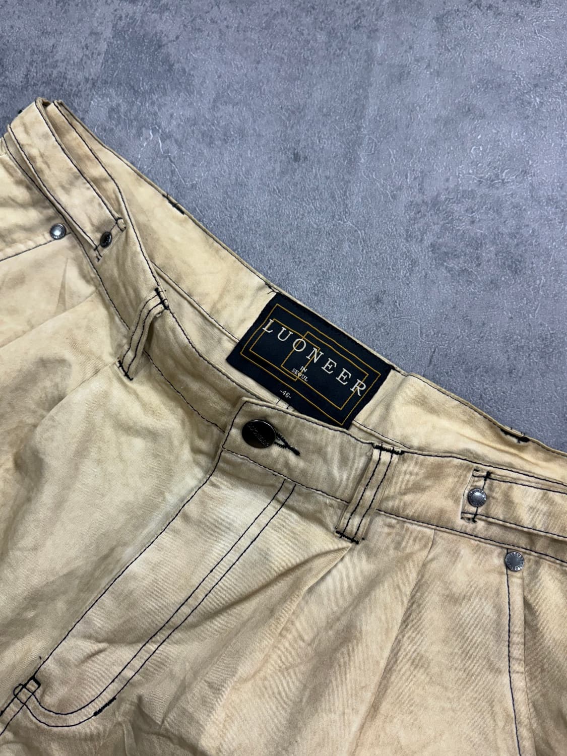 LUONEER 루오니어 워싱 카고 팬츠 상품이미지5