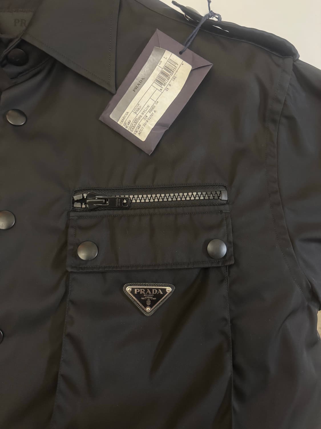 프라다  PRADA  나일론 개버딘  셔츠 쟈켓 SC489 상품이미지10