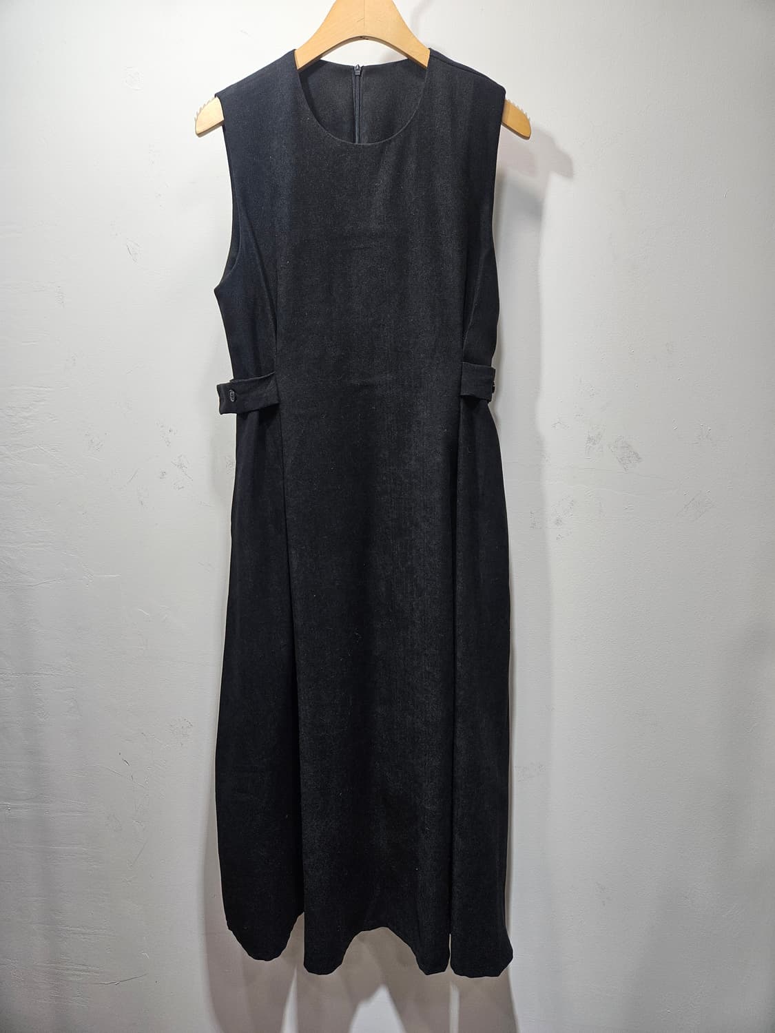 민소매 롱 원피스 블랙  상품이미지5