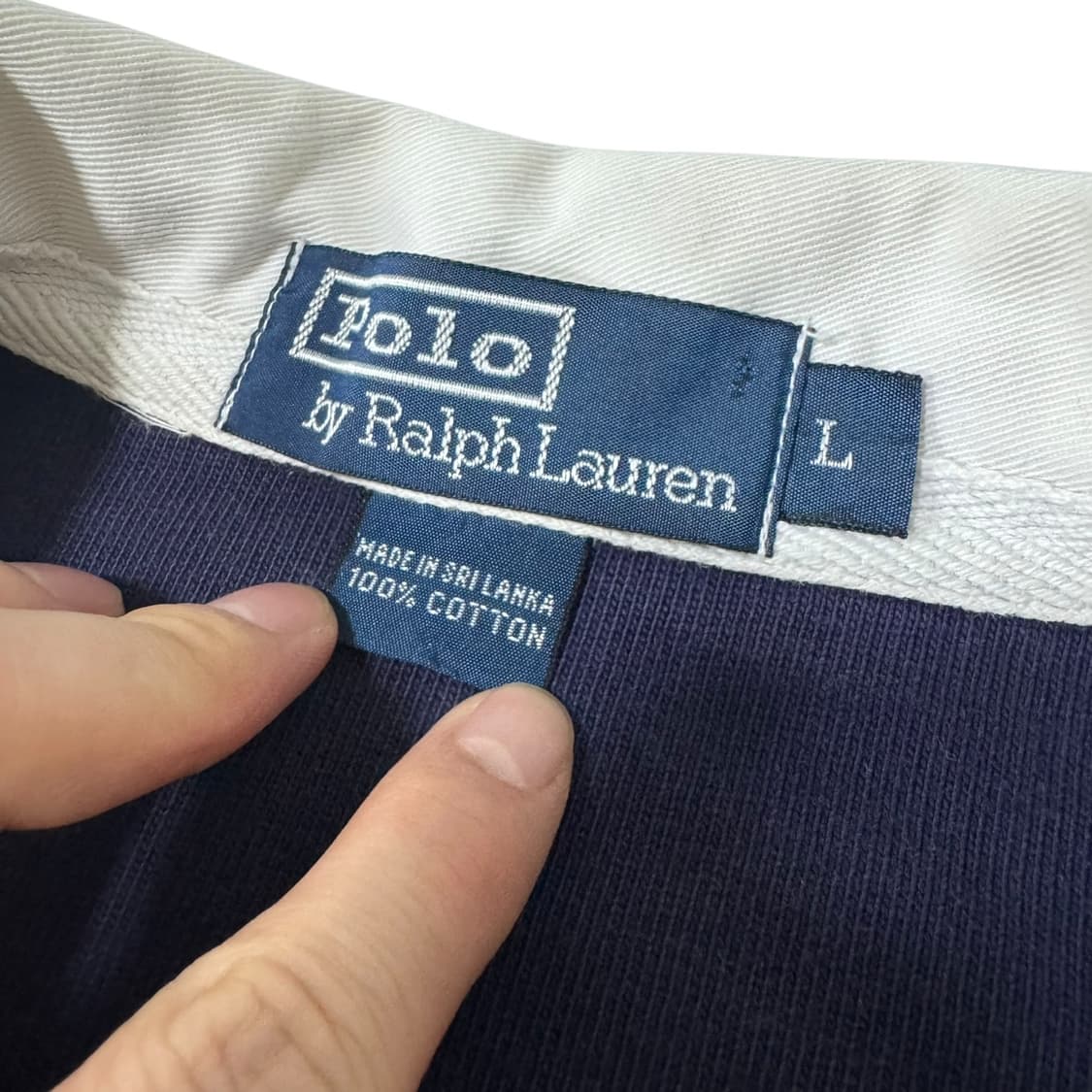 폴로 랄프로렌 네이비 럭비티셔츠 상품이미지3