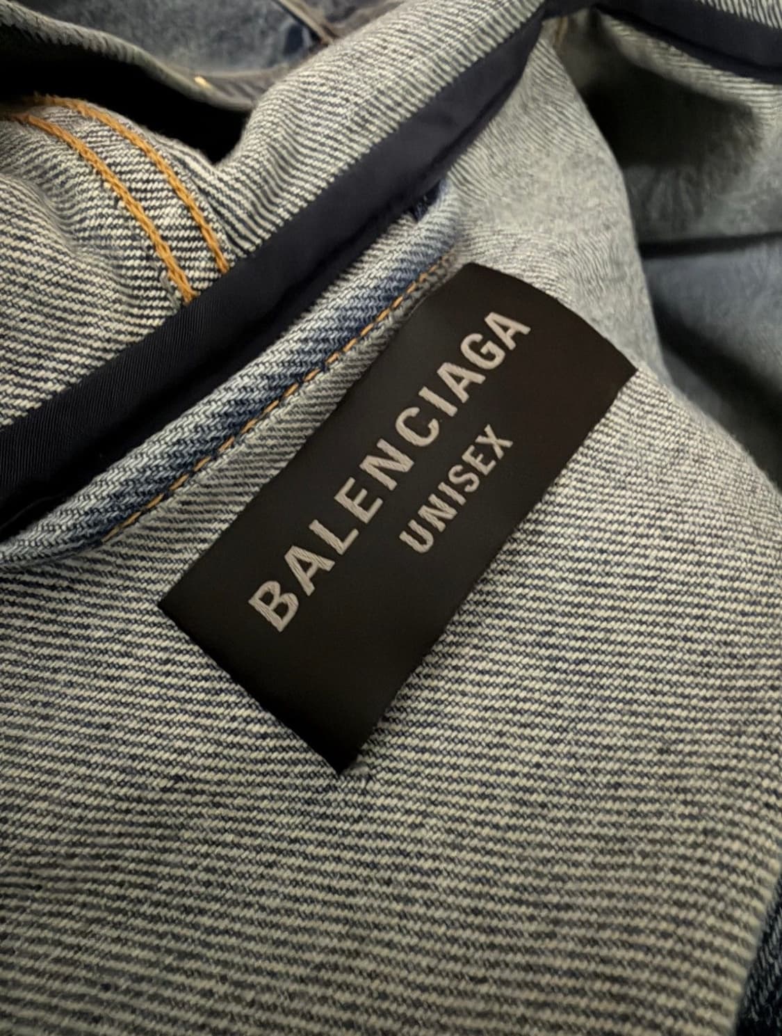 발렌시아가 라인스톤 데님 후드 자켓 1 상품이미지8