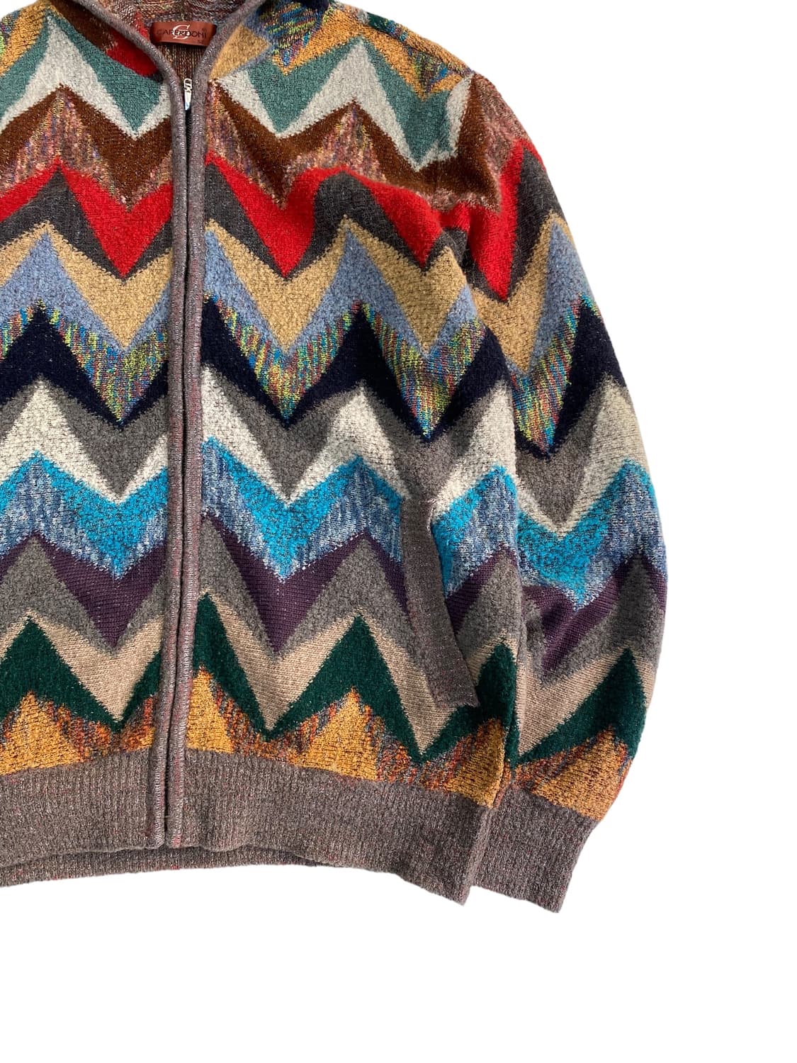 [52] CAPERDONU 에스닉 울 후드집업 상품이미지4