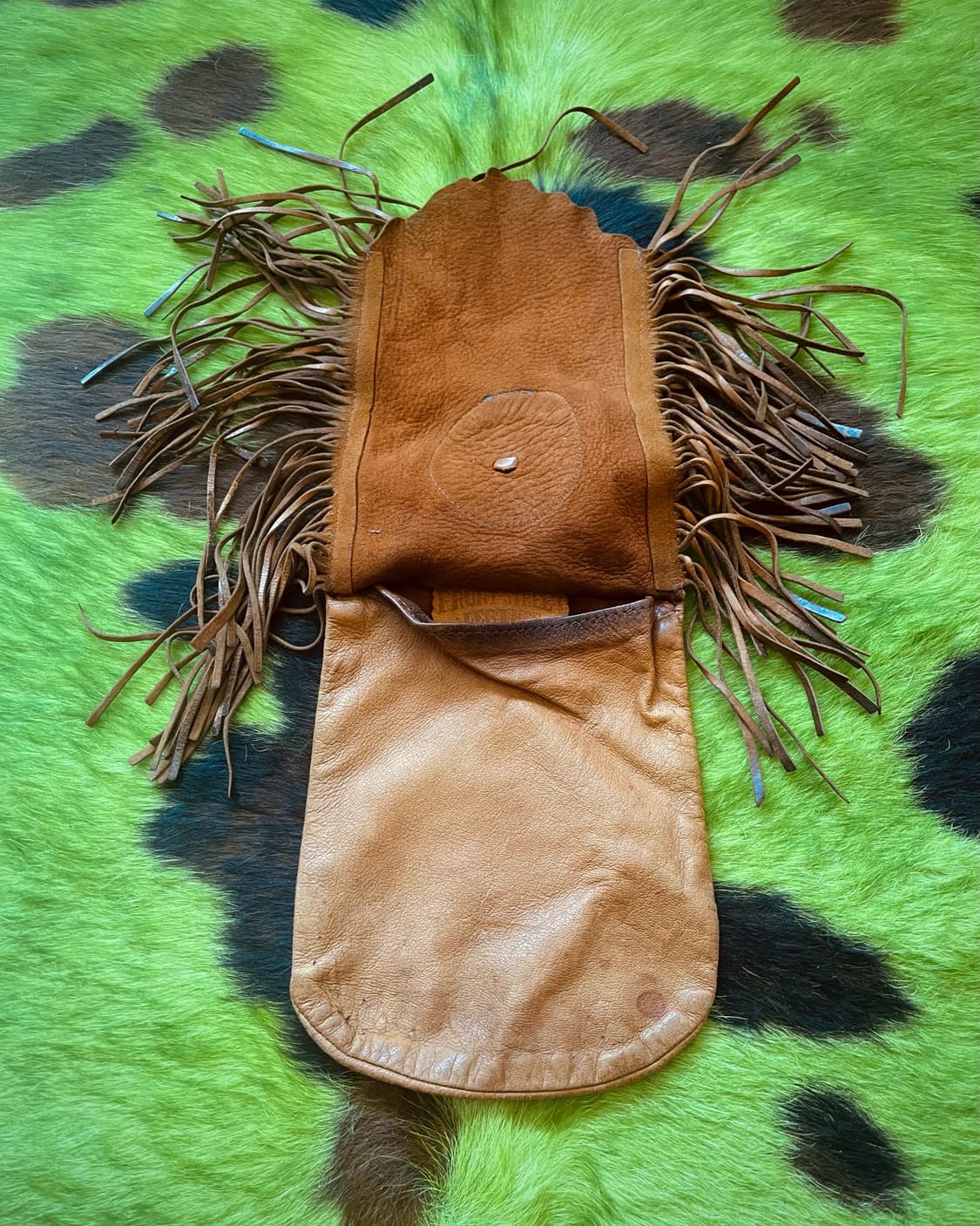 Native American Deer Skin Fringe Bag 상품이미지5