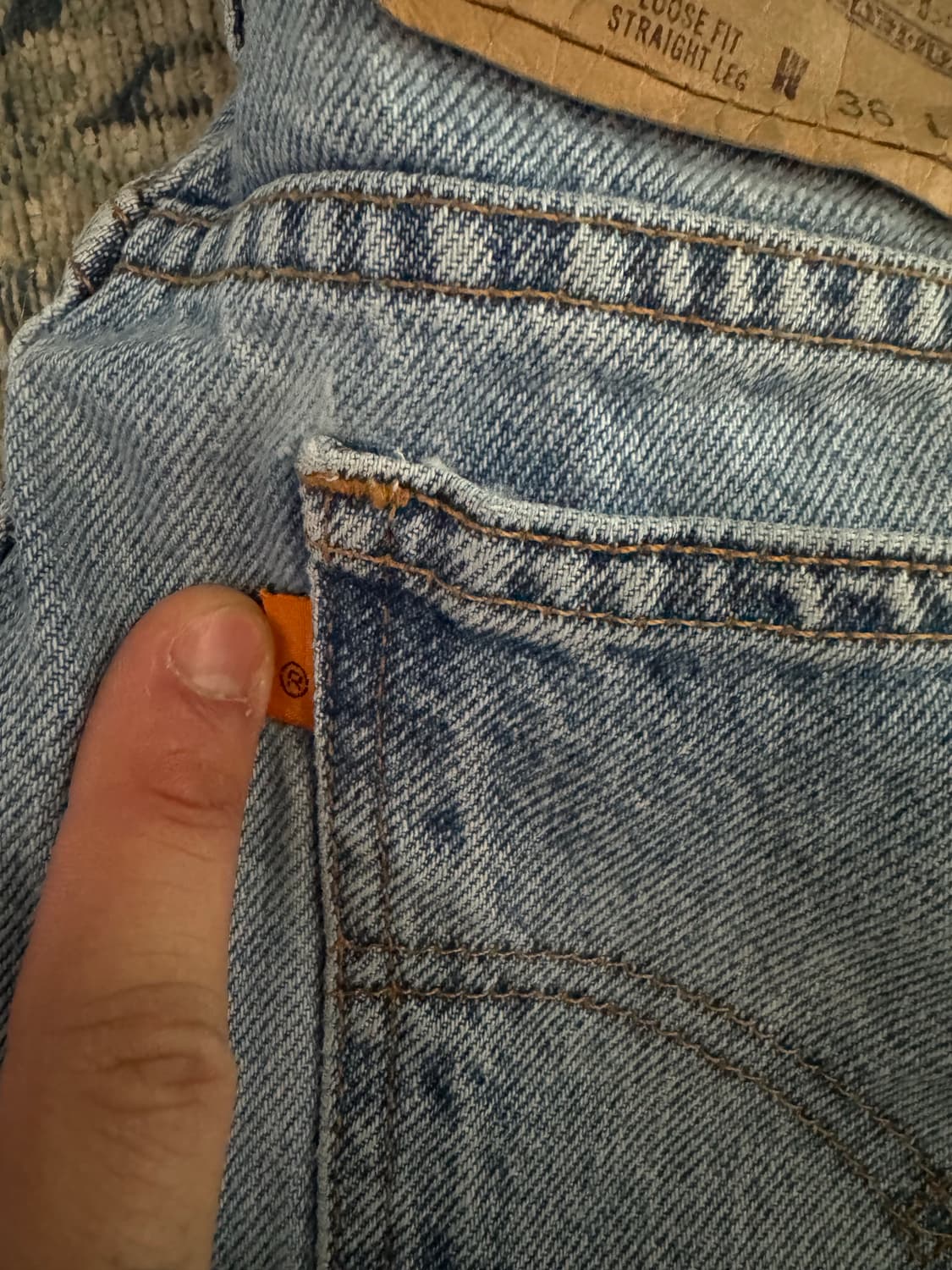 리바이스 560 오렌지탭 96s 블랭크탭 상품이미지4