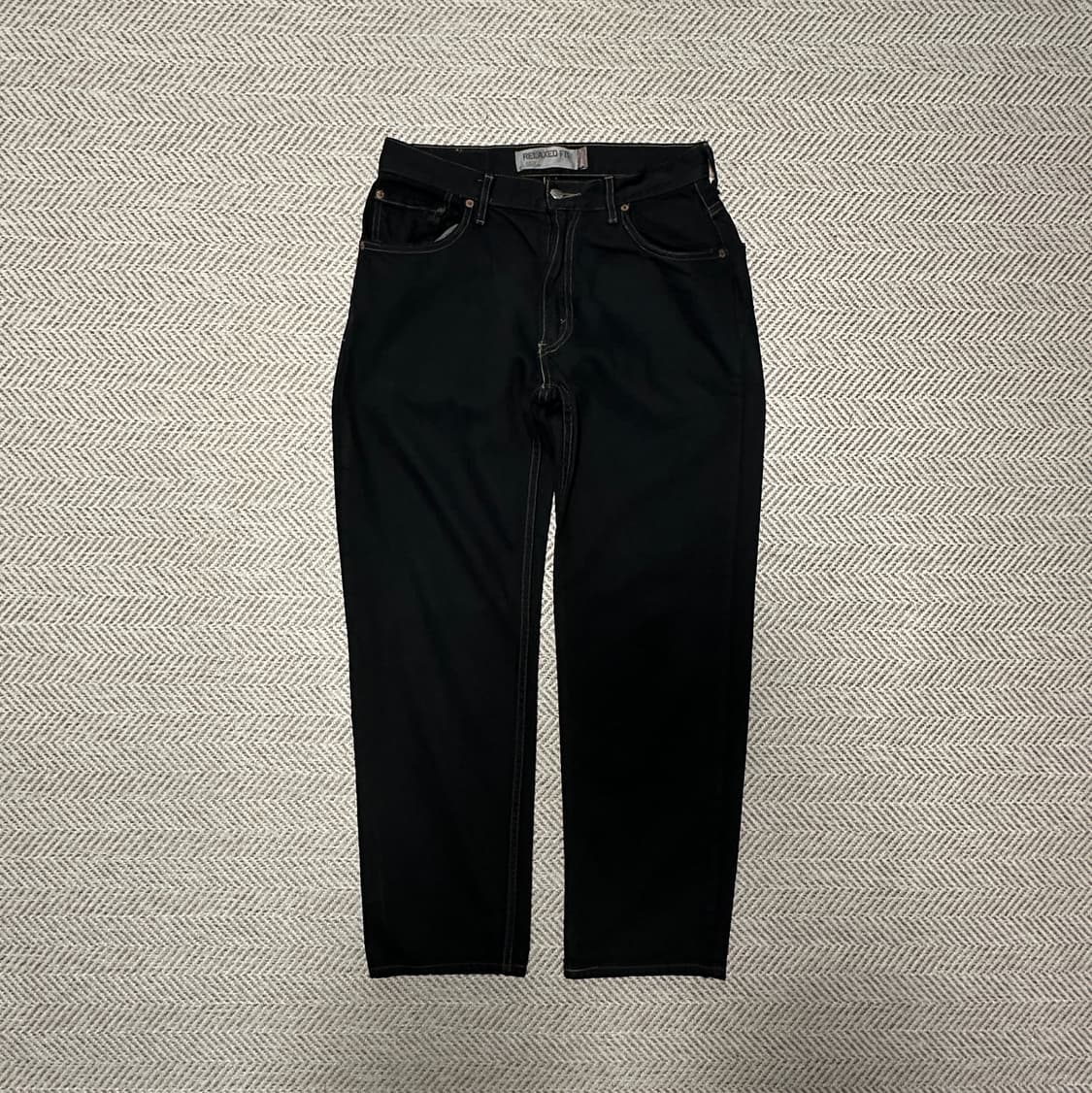LEVI'S 550 00's vintage black jeans 상품이미지1
