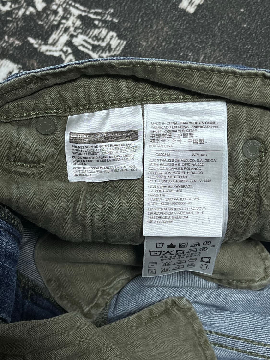 Levi’s 511 페이드 워싱 컬러포켓 데님 32 상품이미지4