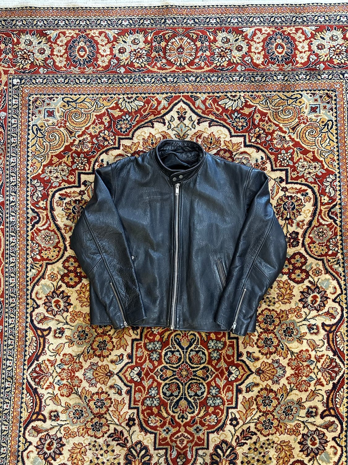 90's German Riders Leather Jacket 상품이미지1