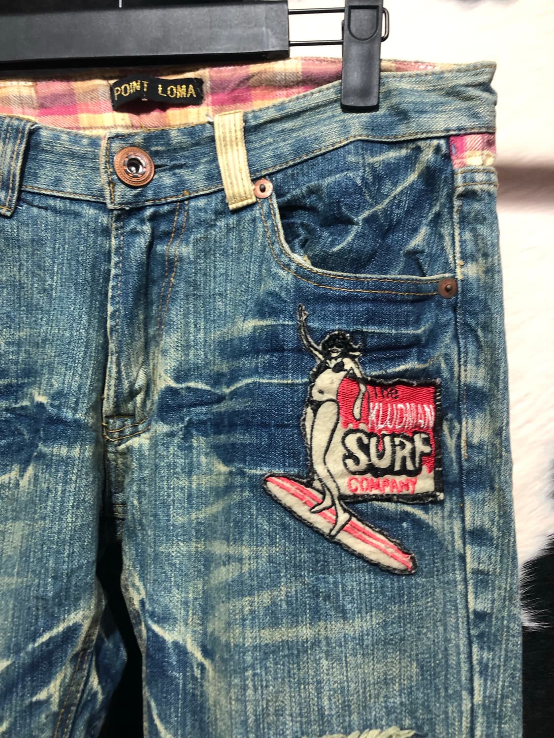 패치 포인트 와이드핏 팬츠 상품이미지3