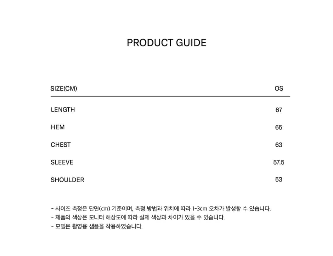 마리떼 오버핏 엠블럼 크롭셔츠 스트라이프 새상품 상품이미지6