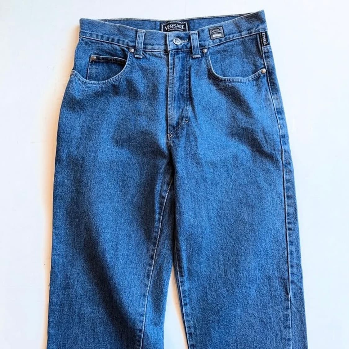 90년대 베르사체 진 꾸뛰르 데님 팬츠 상품이미지4